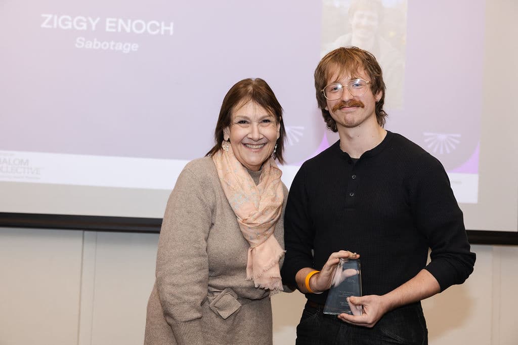 Ilana Den with Winner Ziggy Enoch